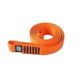 Notch Orange 36” x 1” Heavy-Duty Stitched Nylon Circular Loop Runner for Medium Duty Choker Straps, Line Redirections and Miniature False Crotch Support, Tensile Strength: 6,519 lbs., 29kN (NNLR-36)