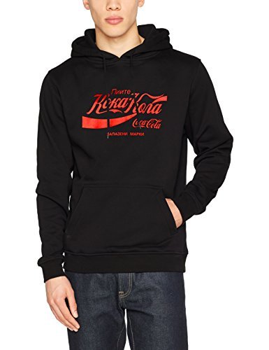 MERCHCODE Sudadera con Capucha para Hombre Coca Cola Rus
