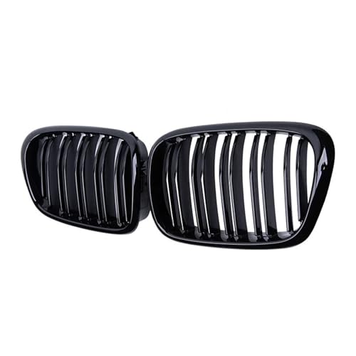 Grille calandre avant noir brillant pour BMW E39 Série 5 de 1999 à 2003
