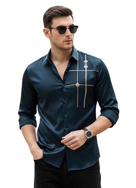IndoPrimo Men’s Premium Satin Shirt