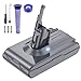 8000mAh for Dyson V8 Replacement Battery, Large Capacity Battery for Dyson V8 SV10, Compatible with V8 Animal Absolute Motorhead Fluffy Cordless Vacuum Cleaner with Accessories