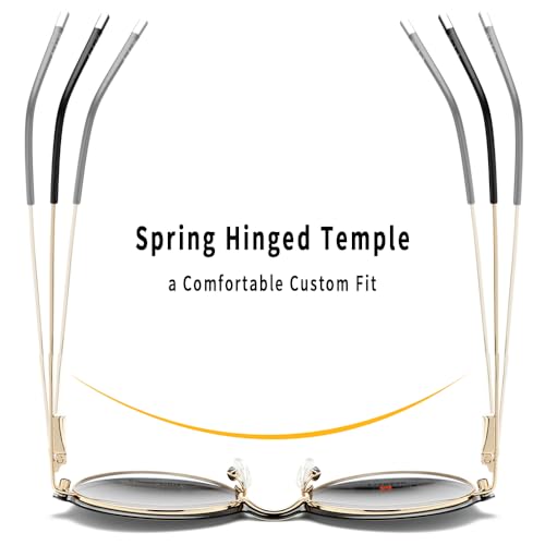 Image of grey jack 3PCS Clip On Glasses,Half-Rim Metal Round Shape with Magnetic Eyeglasses for Myopic Men Women 80020