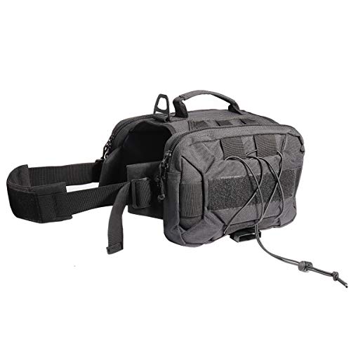 Lessbad Lifeunion Tactical Dog Pack Hound Travel Camping Hiking Backpack Saddle Bag Rucksack