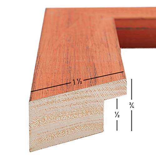 Craig Frames Jasper Picture Frame, 4 X 6 Inch, Country Bourbon Orange #TOP3