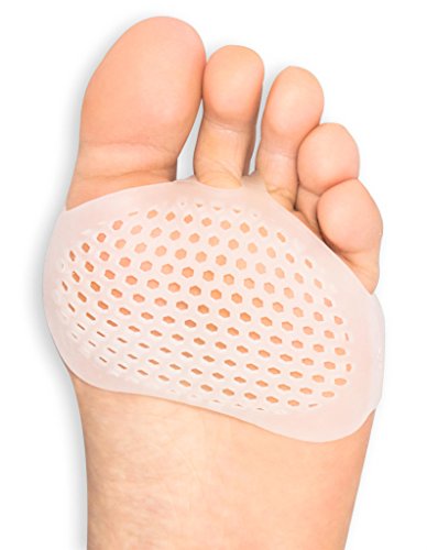 Metatarsal Pads Ball of Foot Cushions - Soft Gel Ball of Foot Pads - Mortons Neuroma Callus Metatarsal Foot Pain Relief Bunion Forefoot Cushioning Relief Women