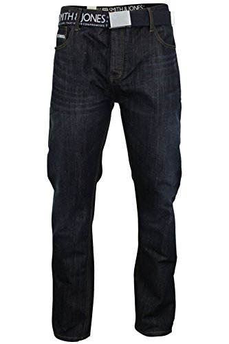 Smith and Jones - Vaquero - recta - para hombre azul Oscuro Lavado 28W/Regular