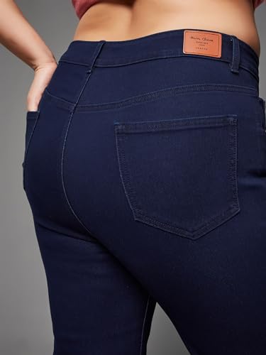 Image of Miss Chase A+ Women's Bootcut High Rise Regular Length Stretchable Denim Jeans