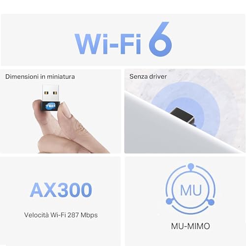 Clé USB Wi-Fi 6 AX300 Mini SIMPLETEK pour PC Windows - 3