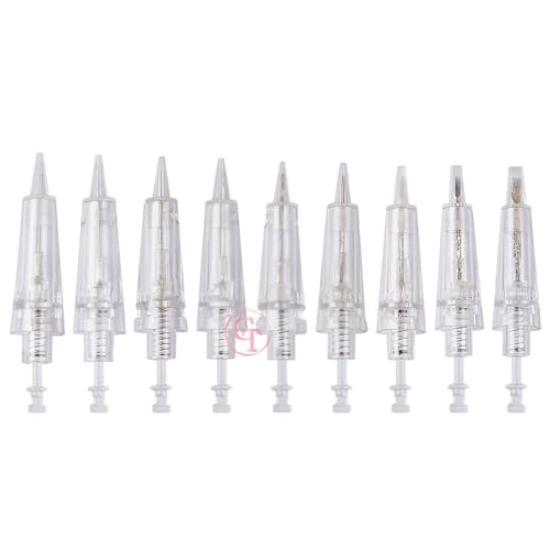 30pcs Disposable Tattoo Needles 1P/3P/5P/5F/7F Permanent Makeup Needle Cartridges for Tattoo Machine for Eyebrow Eyeliner Lip Beauty (Tgo-Bayonet Needle-5P)