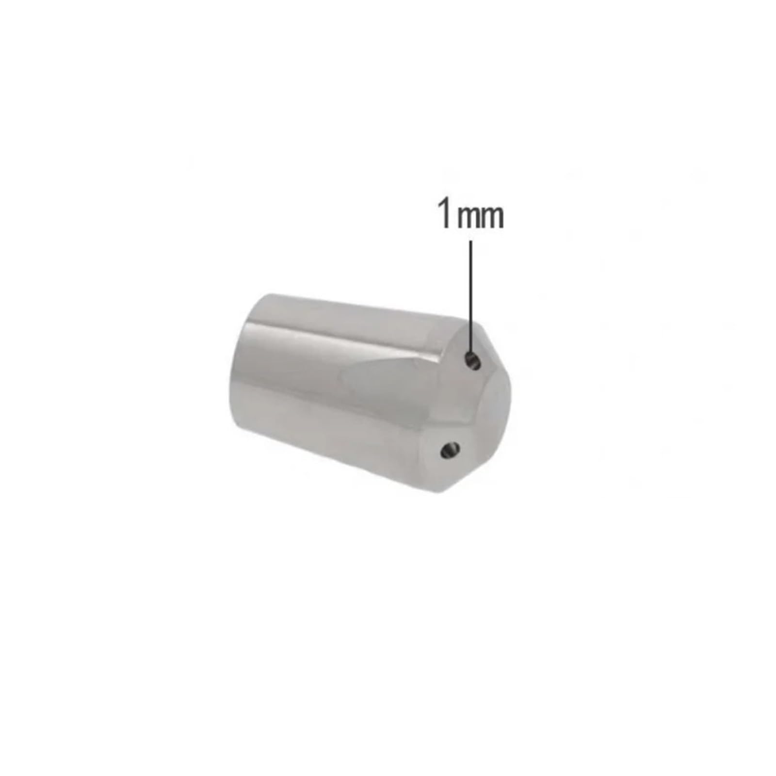 Punta De Boquilla De Vapor, Orificio De 1 Mm, Diseño Modificado De 3/4 Orificios Con Anillo De Sellado, Compatible Con La Mini Máquina De Espresso LaMARZOCCO GS3 PB Micra | Three holes