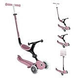 Utilisateur maximum de 20 kg pour le mode Ride On convient pour les enfants de 15 mois à 3 ans. Poids maximal de l'utilisateur de 50 kg pour le mode scooter à partir de 3 ans