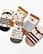 Kyopp 5 Paar Socken Baby Kleinkinder Rutschfeste Stoppersocken Tiermotive Baumwolle ABS Crew Socks