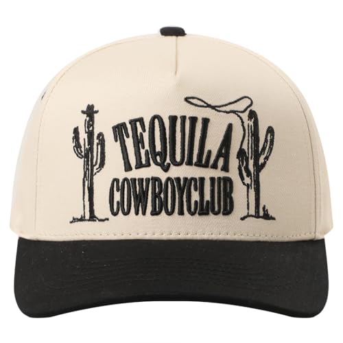 3D Embroidered Trucker Hat – 5 Panel Cotton Baseball Cap with Fun Text Designs – Adjustable for Men and Women(Black, One Size)