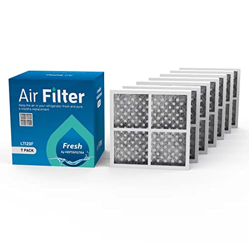 7 Pack LT120F Replacement Refrigerator Air Filter Compatible with LG Kenmore Elite Replace 46-9918, 469918