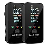 Nuleto 4-in-1 Upgraded Natural Gas Detector,Portable Combination Gas & Carbon Monoxide Detectors Plug in with...