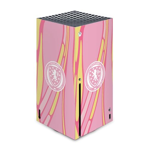 Skin Xbox Series X Écosse sticker vinyle de console football féminin