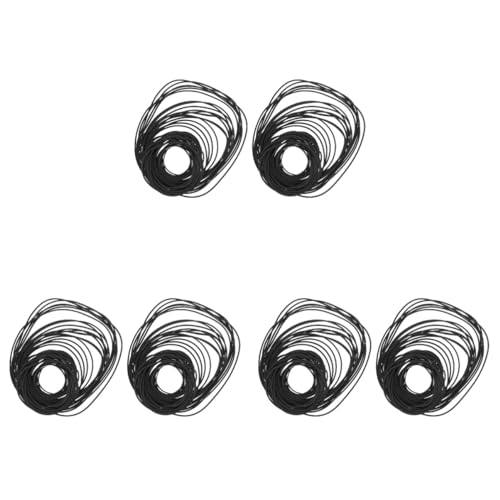 OSALADI 6packs Recorder Rubber Belts for Cassette Recorder Repair Rubber Belt for Tape Decks Excellent Traction and Wear Resistance for Audio Equipment Maintenance