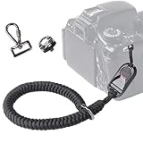 Kamera Handschlaufe, Schnellverschluss-Trageschlaufe geeignet für Nikon, Canon, Sony, Panasonic, Fujifilm, Olympus DSLR SLR Leica oder spiegellosen Kameras usw, Hochwertig, sicher und einstellbar