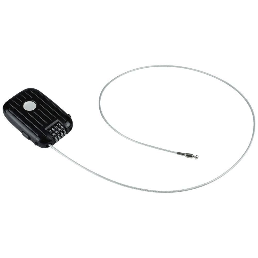 burg-wÄchter,burg-wächter 871 Snap+Lock 715/90 SB Safety Cable, Black