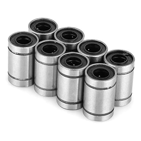 8 stücke lm6uu linearlager 6mm cnc linear motion kugellager buchse doppelseitige gummi versiegelt für 3d drucker cnc teile Cover