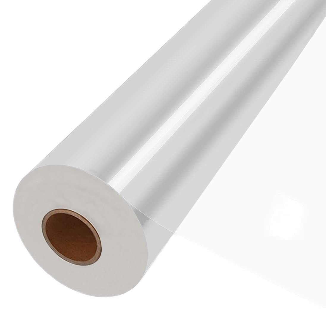 Rotolo Cellophane Trasparente (88 cm x 67 m,Piegabile a 44 cm),3 Mil - Carta Trasparente per Confezioni, Celofan per Cesti Regalo e Sacchetti di Cellophane Trasparente