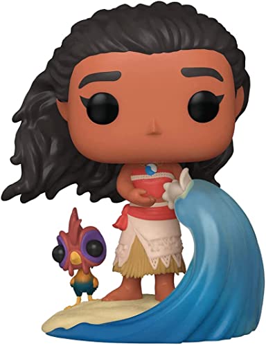 Disney: Ultimate Princess – Boneco Pop! de vinil da Moana (embalado com capa protetora Pop Box)
