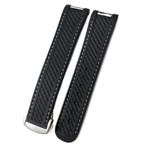 Bracelet Omega Seamaster Aqua Terra silicone 20mm léger contre la transpiration