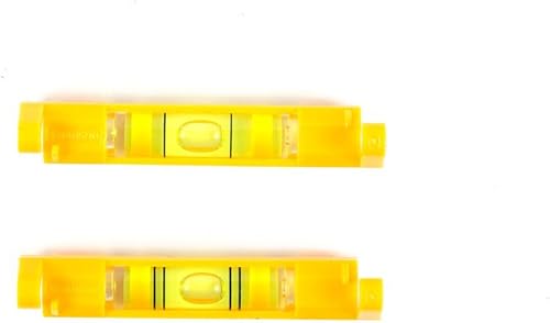 Swanson Tool Co LLP002 - Paquete de 2 niveles amarillos, incluye un vial de paso de 2 anillos y un nivel de línea de 1 anillo
