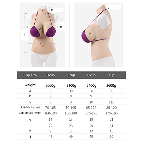 Faux seins silicone col haut dissimuler transition mastectomie