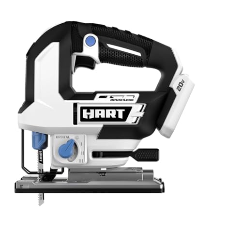 HART JIGSAW 20-Volt Battery-Powered Brushless Orbital Jigsaw (Battery Not Included)