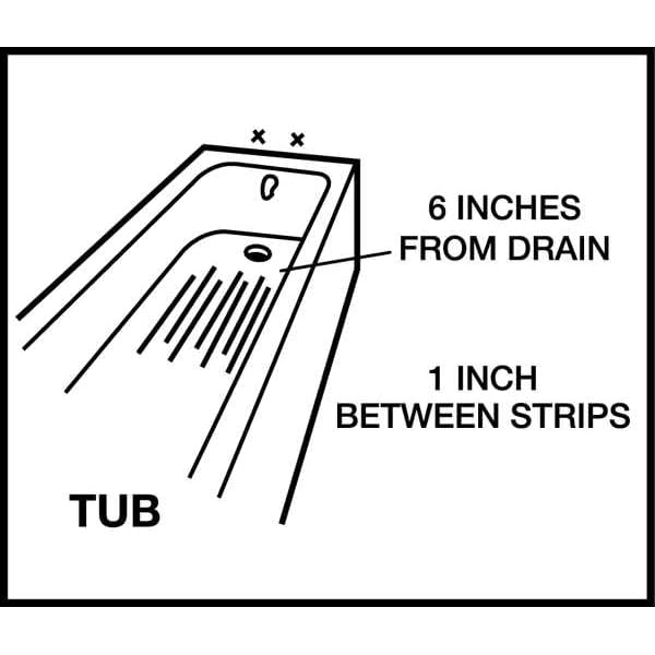 3M Safety-Walk Slip-Resistant Tub & Shower Strips 7705 White 0.75 in x 17 in Strips product thumbnail 4