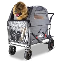Amazon.co.jp: TMZ ペットカート 大型犬・中型犬 多機能キャンプカート