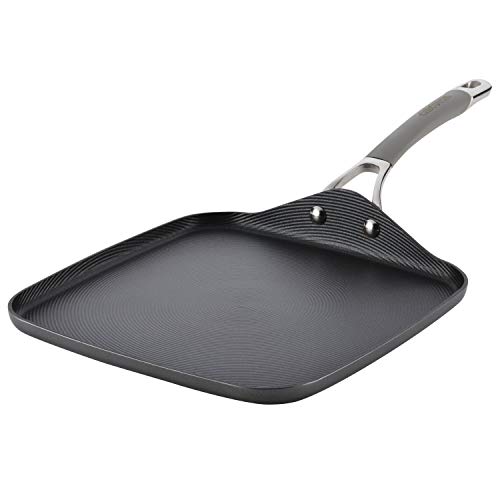 Circulon 84566 Elementum Hard Anodized Nonstick Griddle Pan/Flat Grill, 11 Inch, Oyster Gray #TOP15