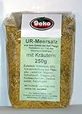 GEKO Salz-/Salzmischungen mit Himalayasalz aus der Salt Range Pakistan, im Nachfüllbeutel - OVP (Himalayasalz* mit Kräutern 250g)