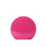 FOREO LUNA play smart 2 Appareil d'analyse de la peau et de nettoyage du visage pour tous les types de peau, avec des piles AAA remplaçables, Cherry Up