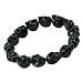 Jane Stone European Black Skeleton Bracelets Skull Vintage Handmade Jewelry (B0215-black)