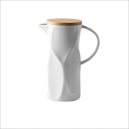 Teteras de vidrio tetera de agua jarra de agua tetera de cerámica botella de agua fría creativa para uso caliente y frío jarra de vidrio jarra de