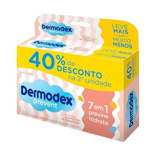 Dermodex Prevent Kit Pomada para Prevenção de Assaduras - 120g (2x60g)