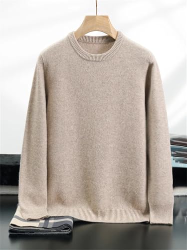 Men’S Thick Warm Wool Sweater O-Neck Basic Pullover Business Casual Jumper Long Sleeve Winter Daily Wear2