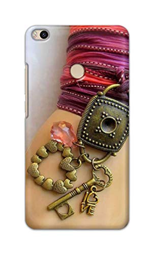 Image of Girl Hand with Keychain Hard Back Case Cover for Mi Max 2 (6.44 inch) Back Cover -(J5) VNS2228