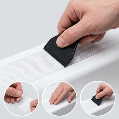 Calcomanías antideslizantes para bañera para evitar caídas en el baño 7