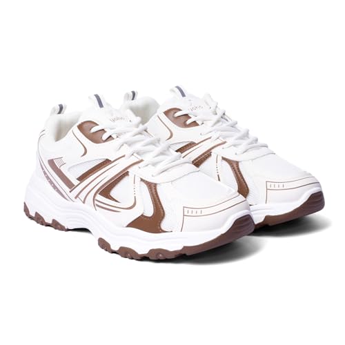 Image of YOHO Tempo Chunky Sneakers for Women|Stylish & Lightweight Casual Sports Shoes for Woman /Girls |Walking, Running, Gym & Everyday Use -0705