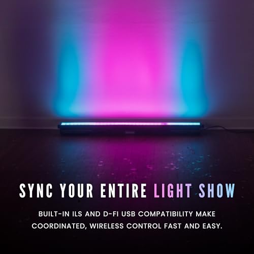 CHAUVET DJ – COLORstrip Pix ILS LED Strip Light | Full-Size Pixel Mapping Fixture for Wash and Eye-Candy Effects, Individual LED Control, ILS and D-Fi USB Wireless DMX, Stage and Event Lighting by CHAUVET DJ - Image 3