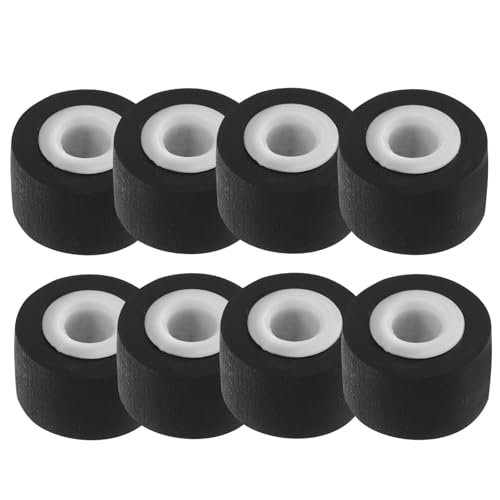 FAVOMOTO 12 Pcs Pinch Roller Tapes Pinch Tape Storage For Line Roller Clips For Hair Cassette Wheel Bearing Roller For Repair