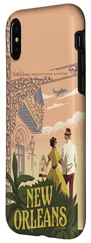 Coque iPhone X XS Mickey Mouse One Walt's Plane protection rigide