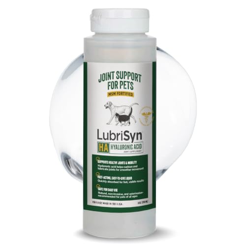 LubriSyn HA Plus MSM Joint Supplement for Dogs & Cats, 8 oz