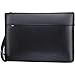 Produktbild Leathario Handgelenktasche Herren Echtleder, Vitage Handtasche für Handy, ideal für Reisen Festival Herrenhandtasche Schwarz
