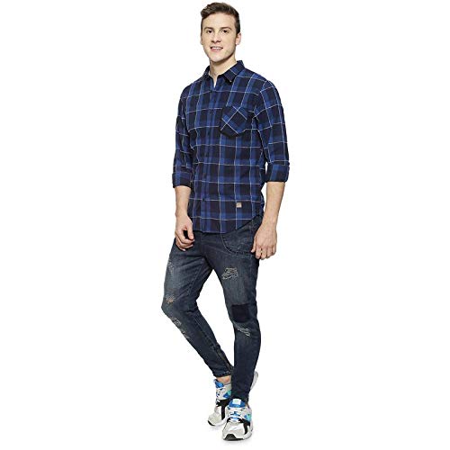Image of CAHOOT Checkered Men's Full Sleeve Casual Shirt