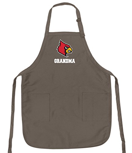 Broad Bay University of Louisville Grandma Apron BEST Louisville Cardinals Grandma Logo Gift for or Woman Her