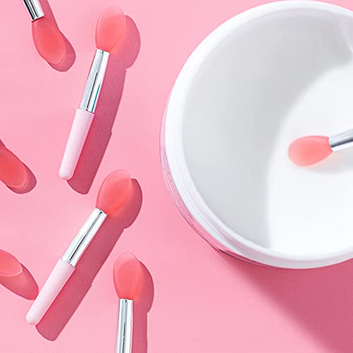 Brochas de silicona para labios higiénicas y suaves para aplicar bálsamos de forma precisa 4